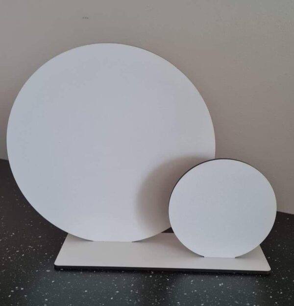 2 cirkels op voet Sublimatie