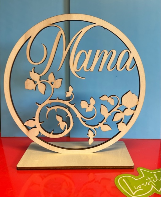 Cirkel Mama met roos