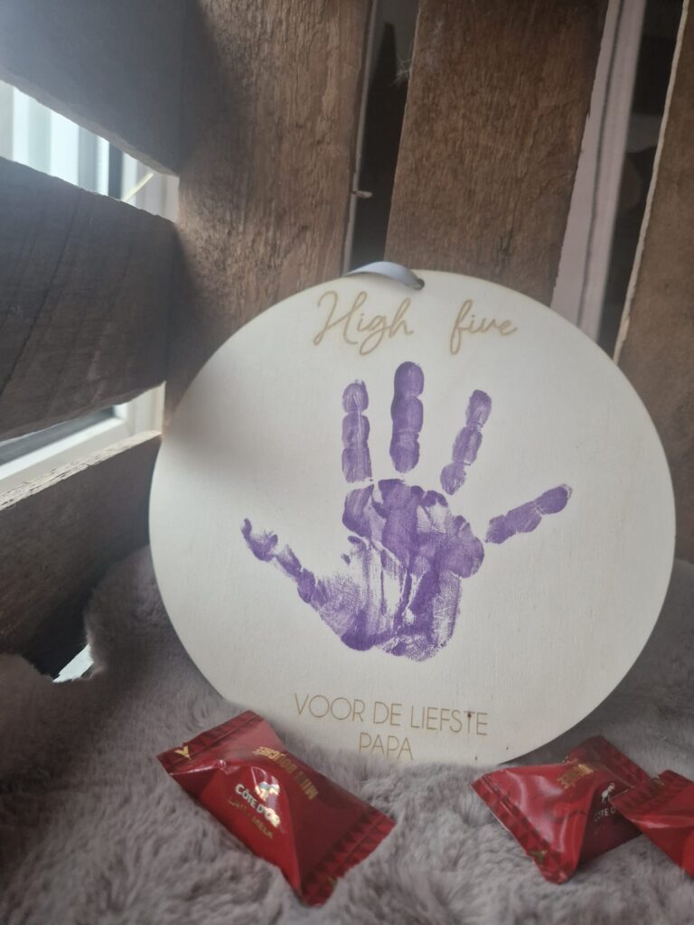 High Five voor de liefste papa