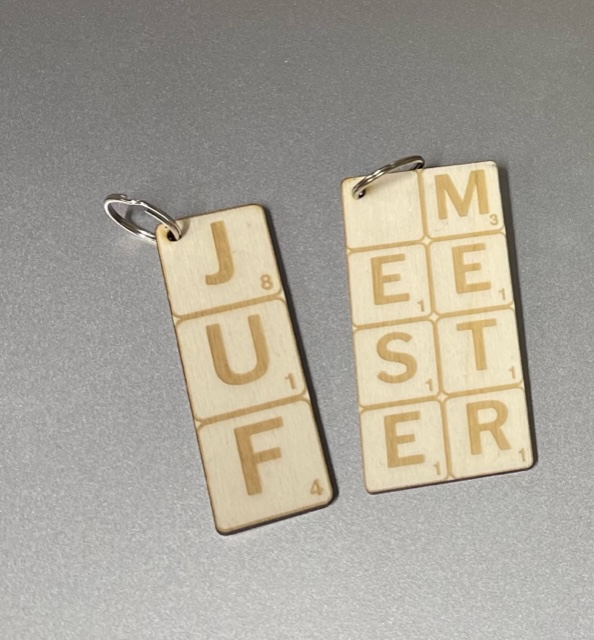 Scrabble sleutelhanger