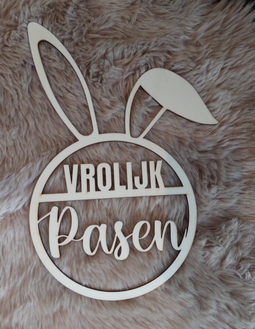 Vrolijk pasen in konijn