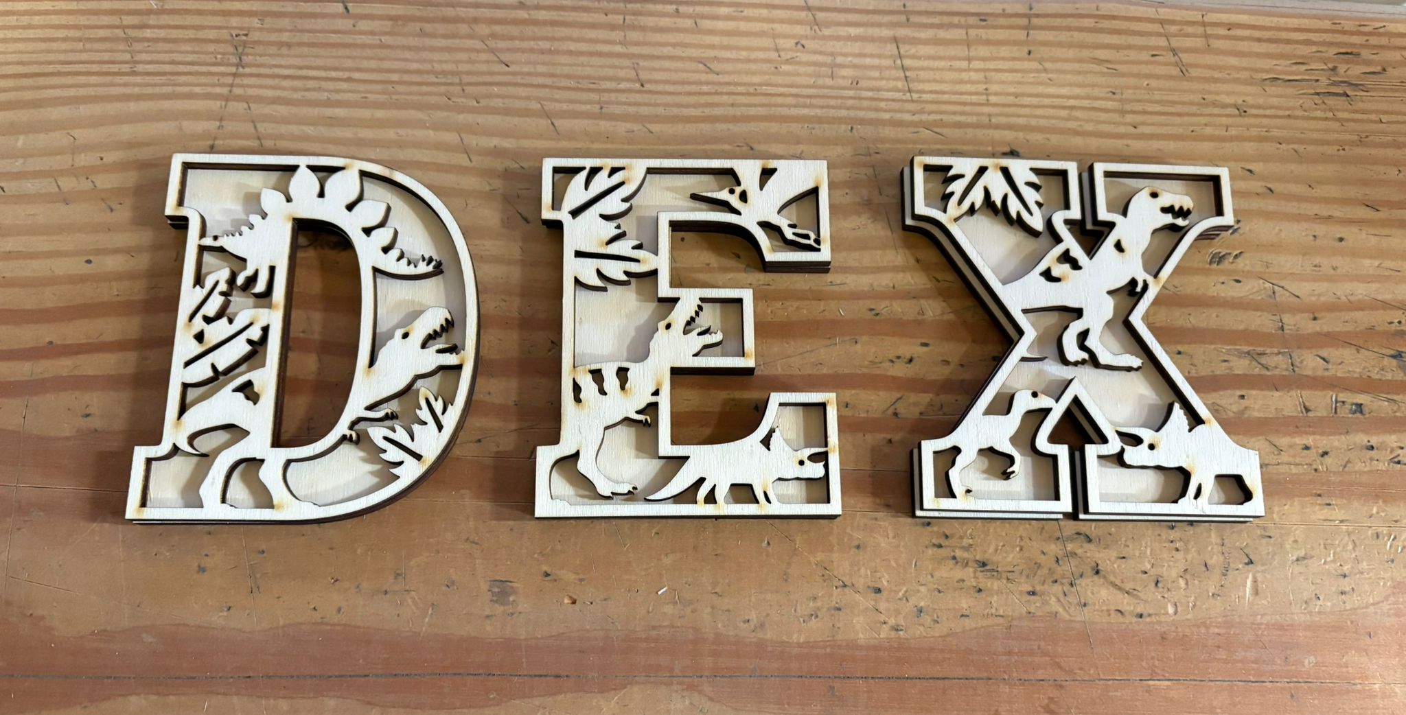Dino letters - Afbeelding 1