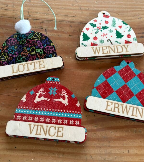 Kerstmuts met naam
