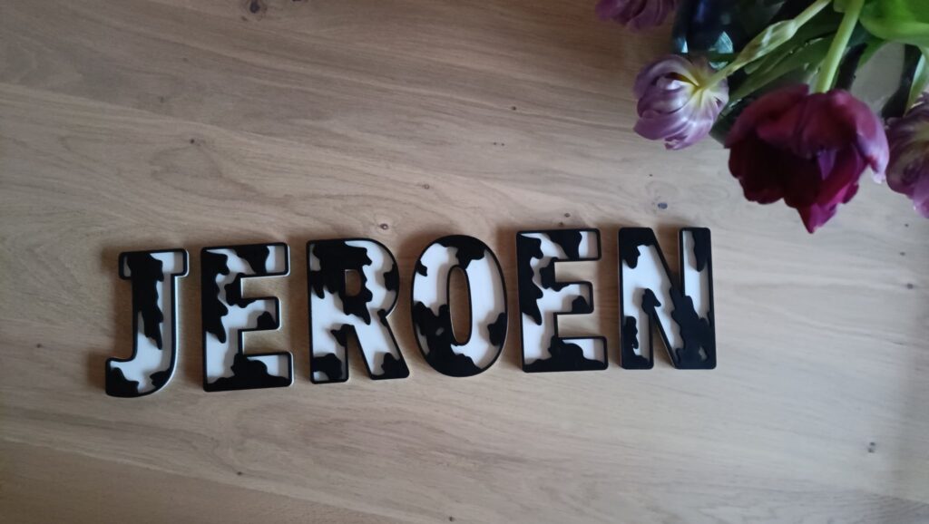 Koeien letters