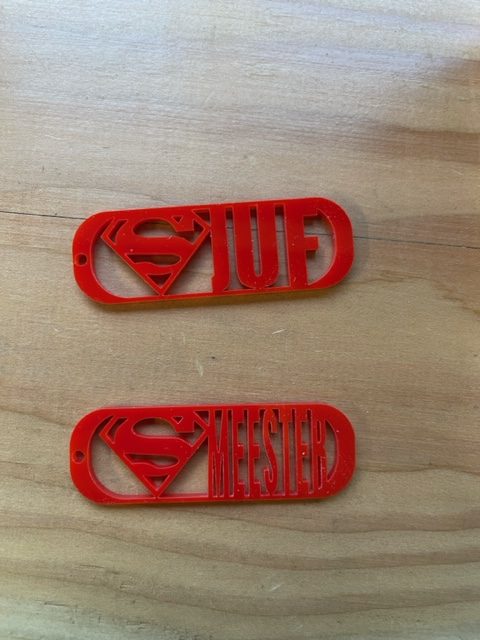 Super sleutelhanger