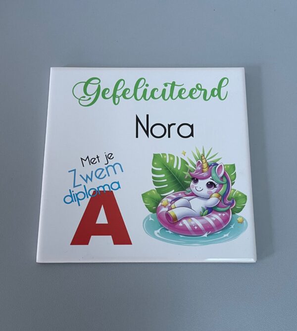 Tegel - Zwemdiploma Eenhoorn