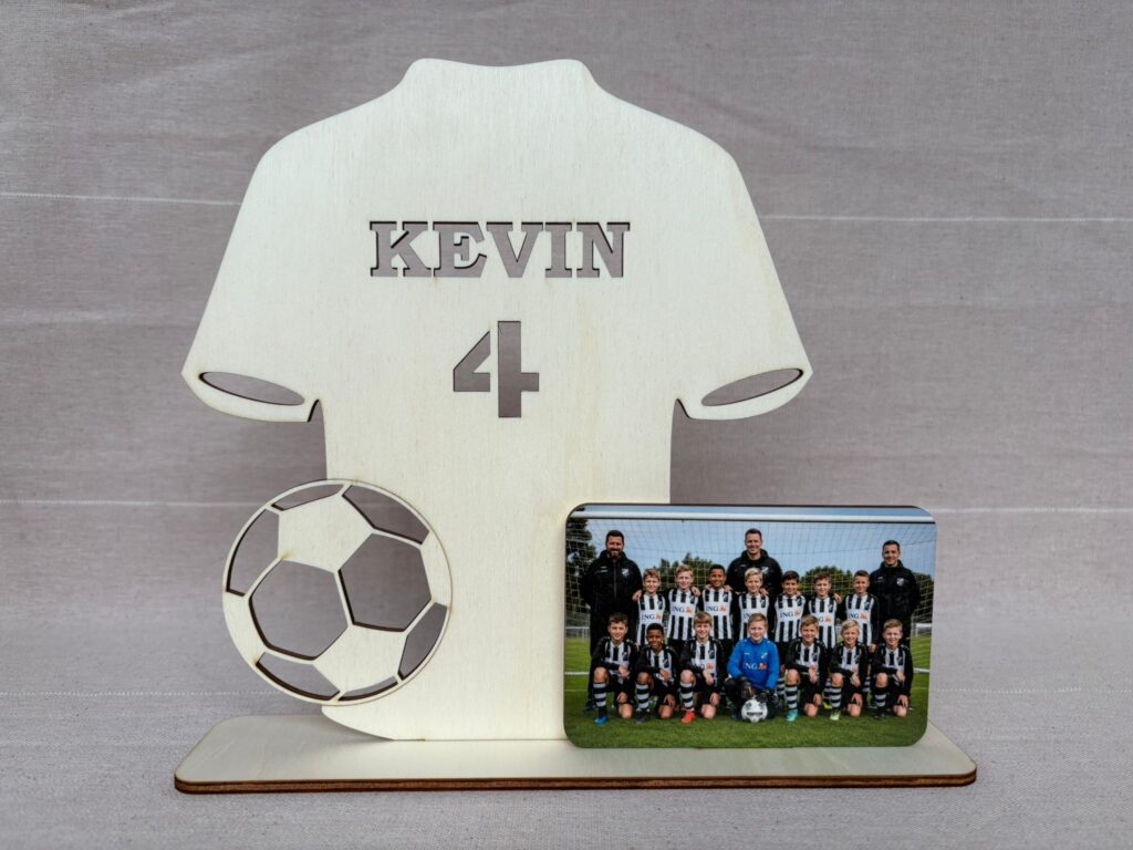 Voetbalshirt fotohouder